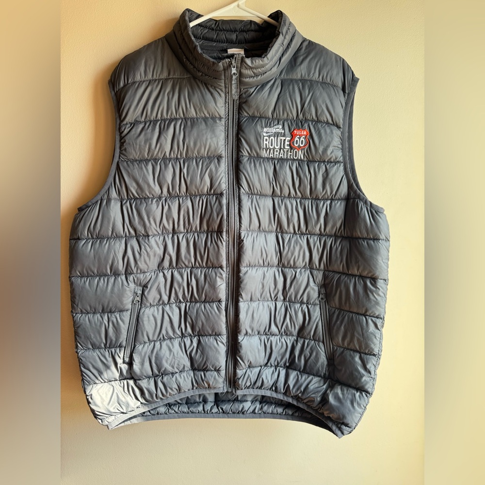 Gray Route 66 Marathon Puffer Vest Men’s Size XL